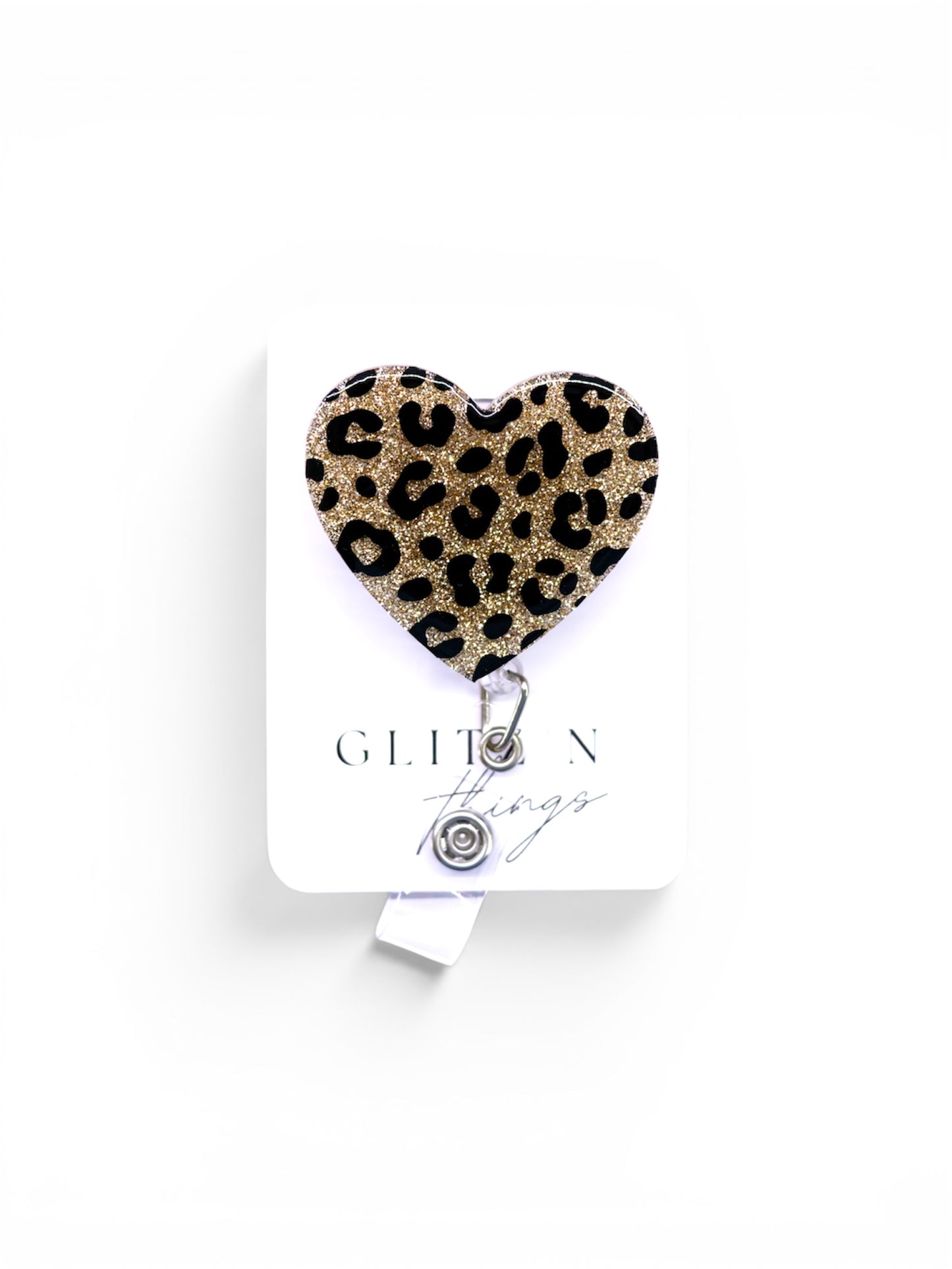 Cheetah Heart Badge Reel