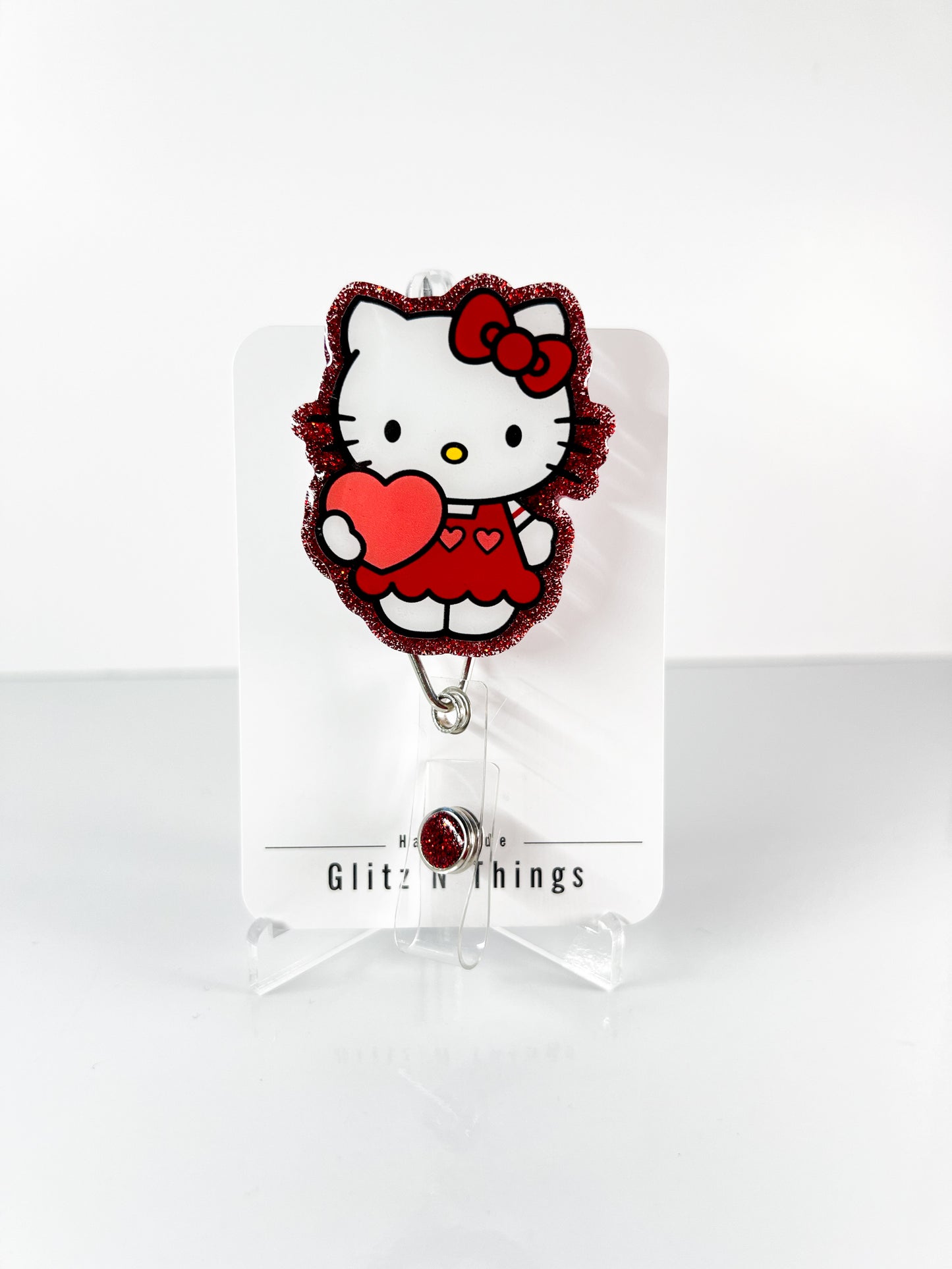 Kitty Heart Badge Reel