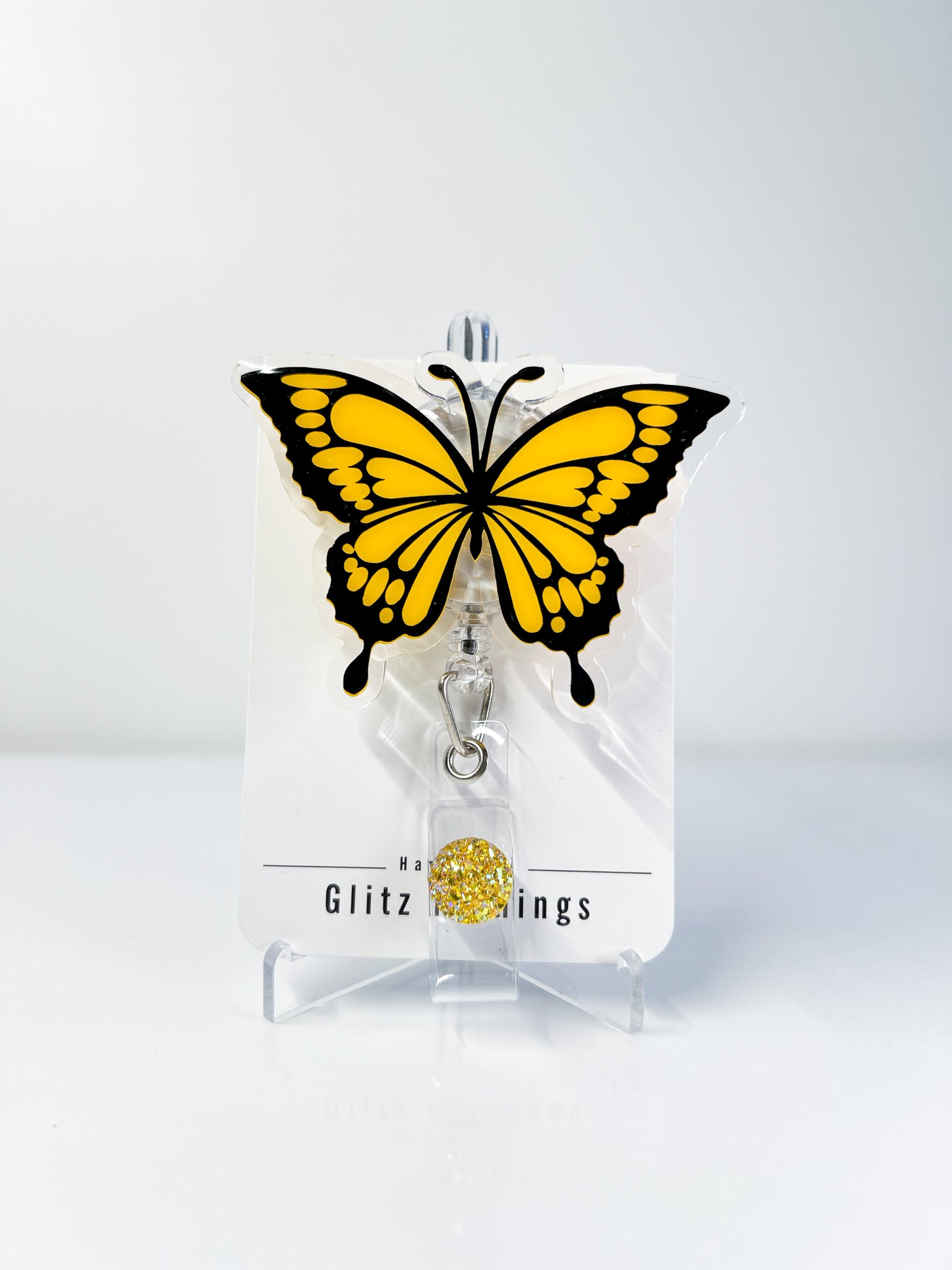 Butterfly badge