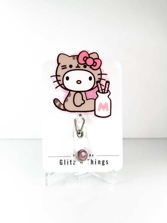 Kitty Pusheen Badge Reel