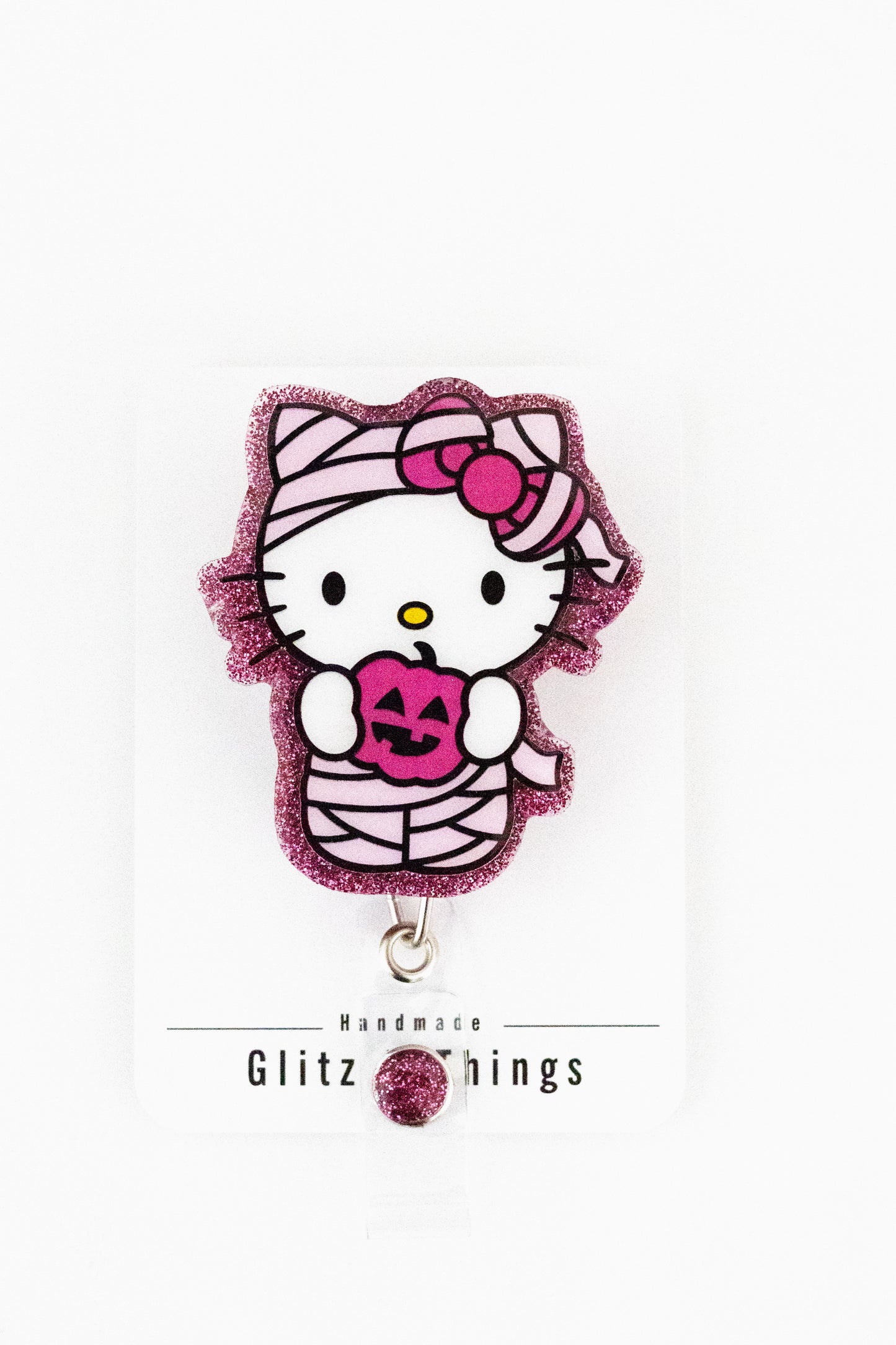 Mummy Kitty Badge Reel