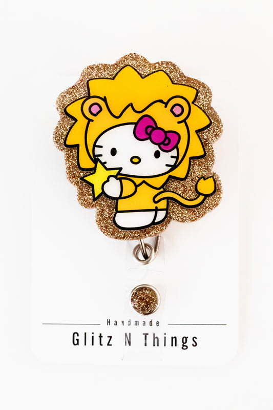 Kitty Leo Badge Reel