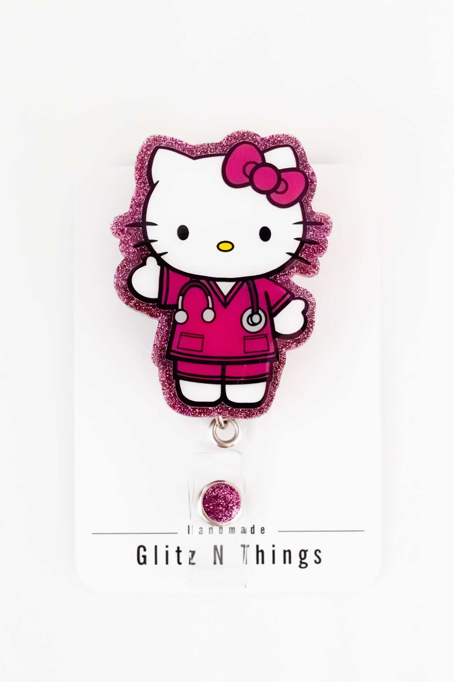 Nurse Kitty Badge Reel