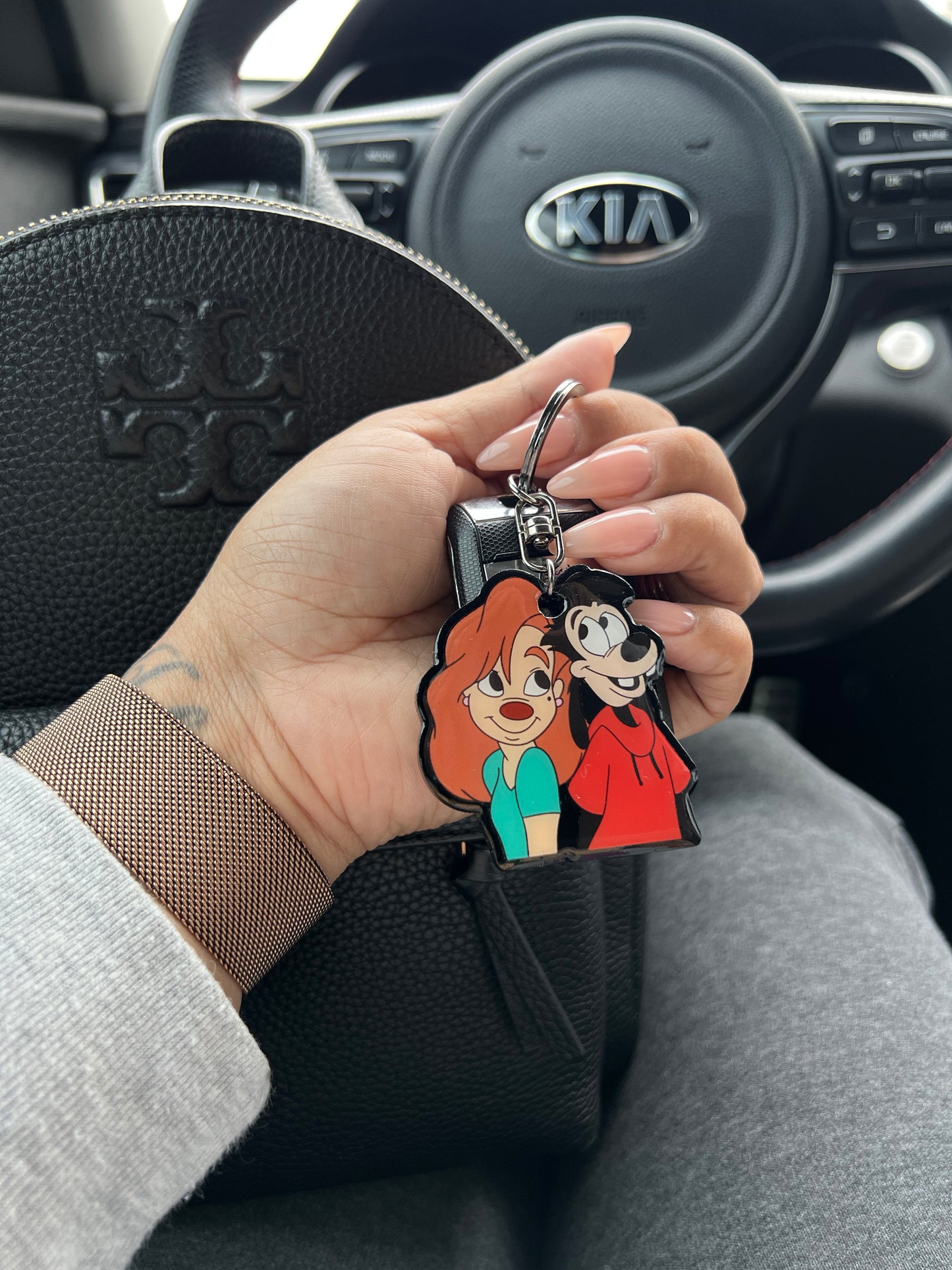 Roxanne and Max keychain