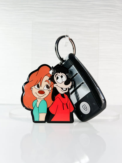 Roxanne and Max keychain