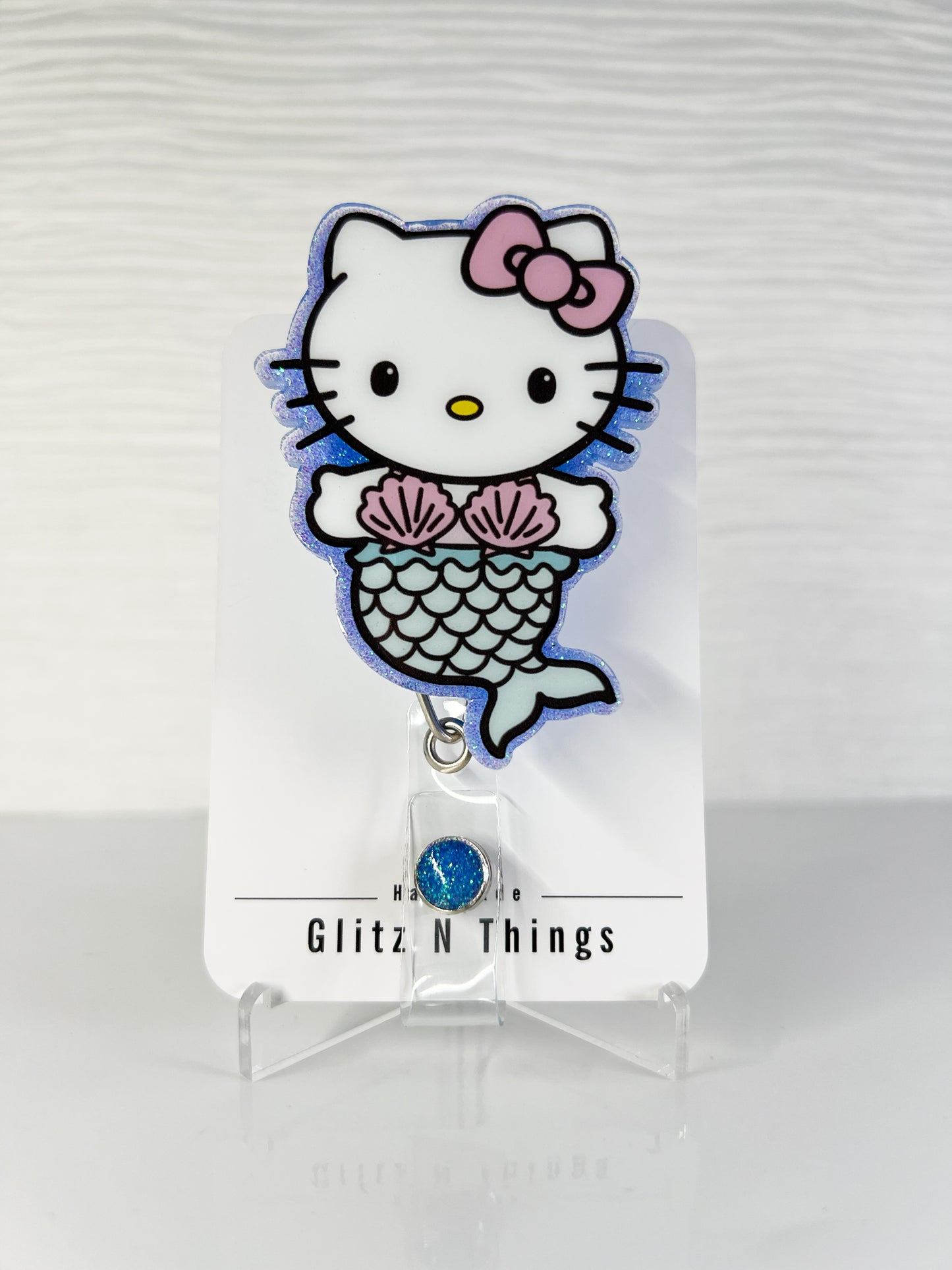 Kitty Mermaid Badge reel