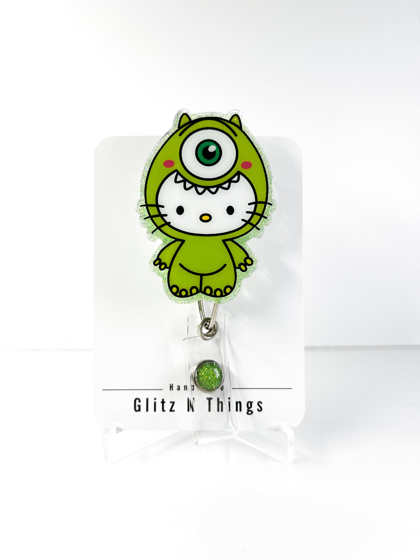 Mike Wazowski Kitty Badge Reel