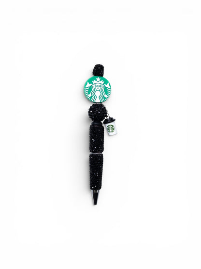 Coffee beaded pen