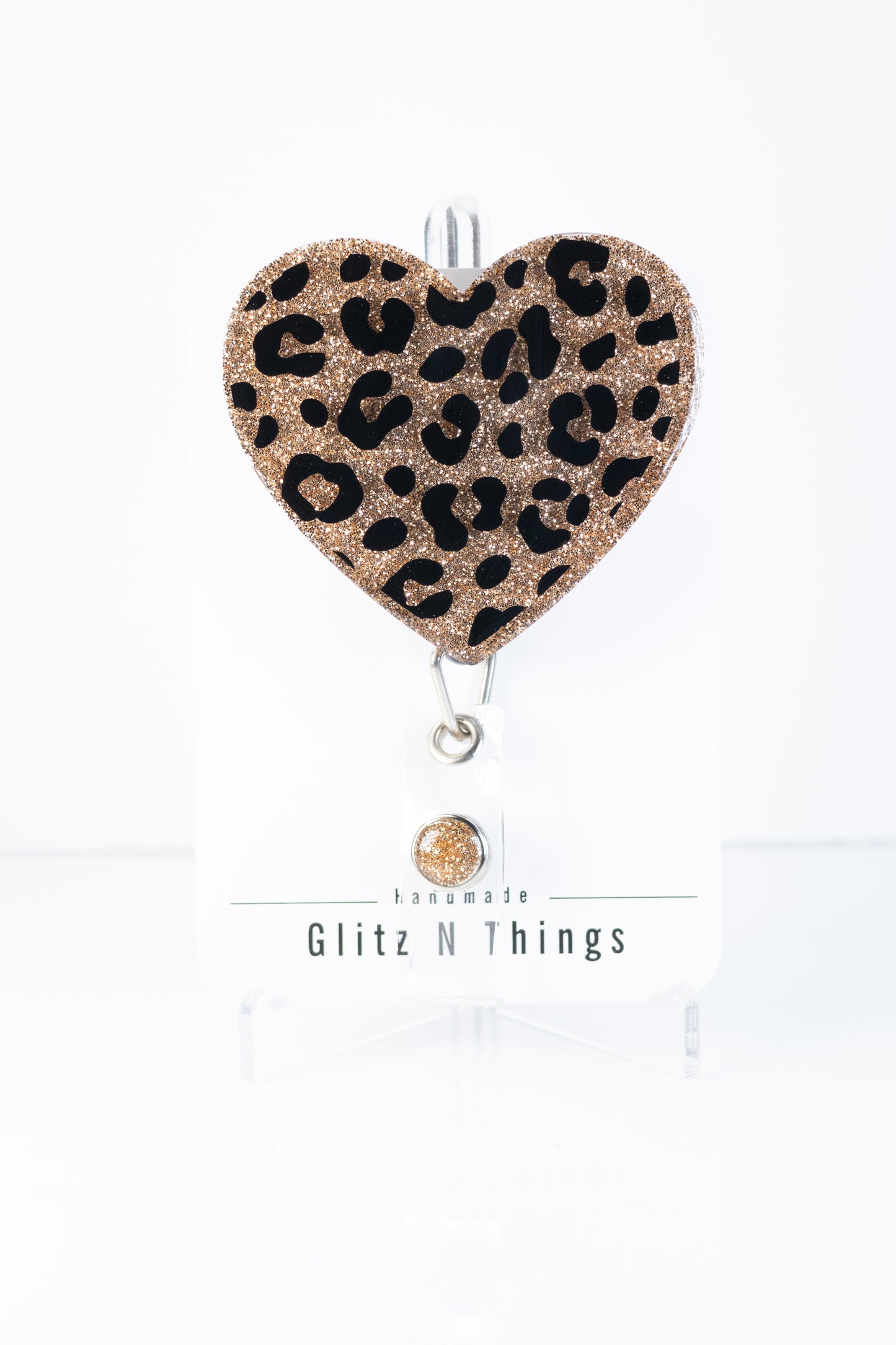 Cheetah Heart Badge Reel