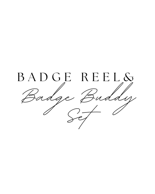 Badge Reel and Badge Buddy Set