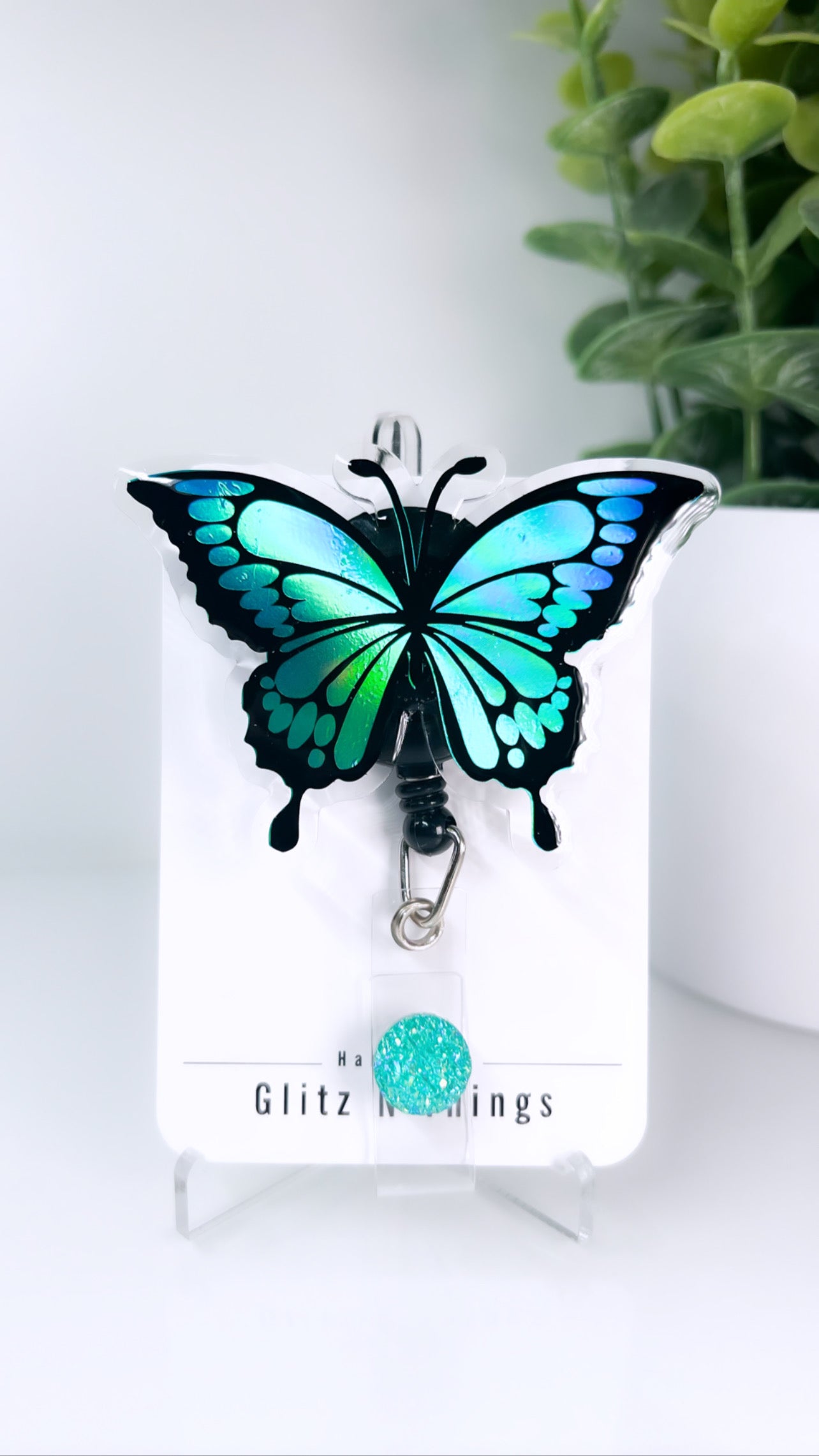 Butterfly badge