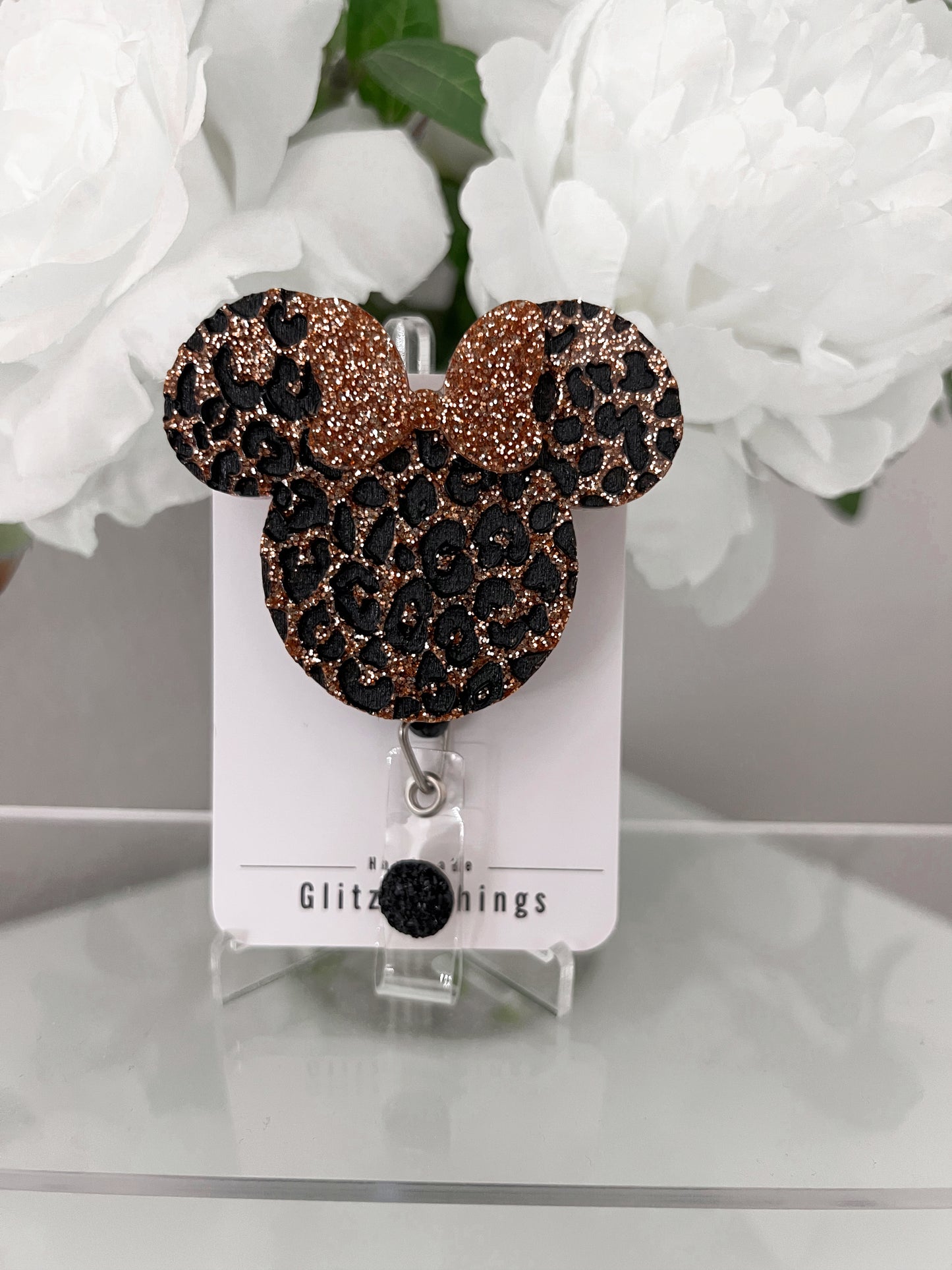 Cheetah badge reel